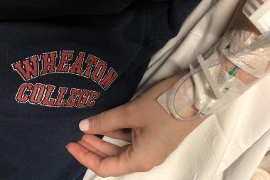 380x253 Alumna Lexie Goertzen in the hospital.